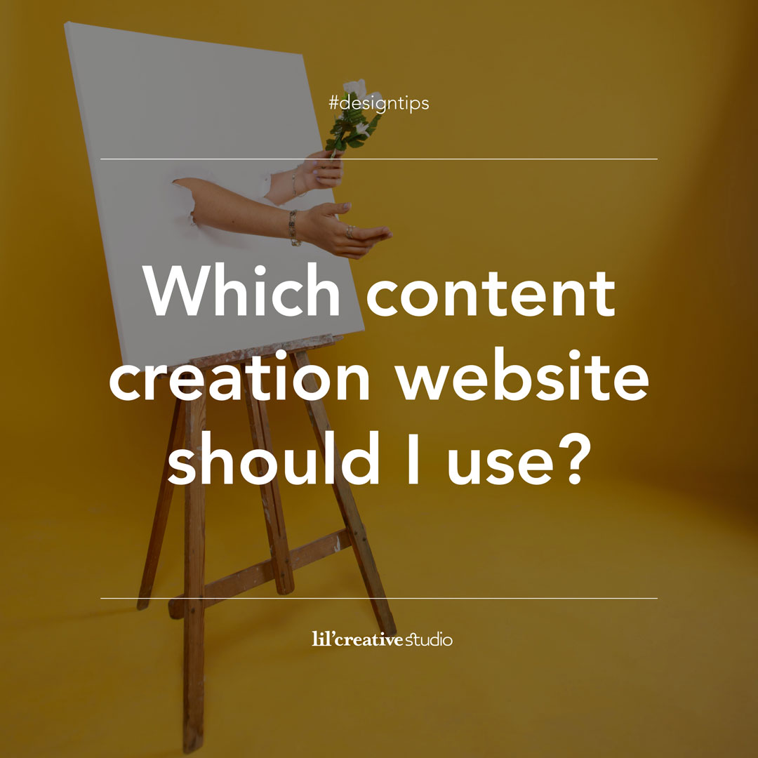 Which content creation website should I use?